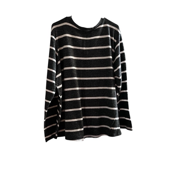 Chic Soul Striped V-Neck Sweater - Picture 3 of 3